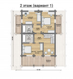 Дом из бревна VZ-126